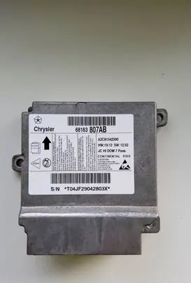 Dodge Journey Airbag control unit/module 68163807AB T04JF29042803X A2C81542300