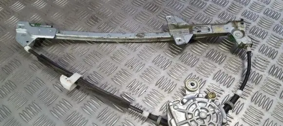 Sliding door window regulator with motor