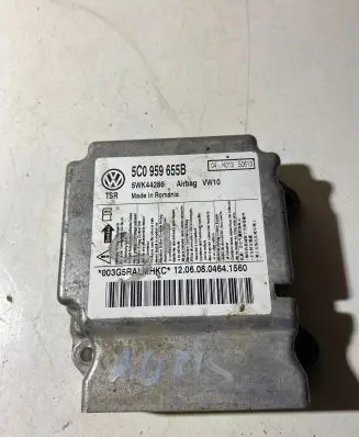 Skoda Yeti (5L) Airbag control unit/module 5C0959655B 5WK44286 04H013S0613