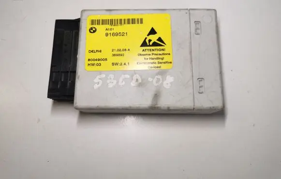 BMW 5 E60 E61 Central console control unit 9169521