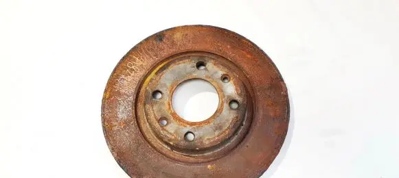 Citroen C3 Rear brake disc neventiliuojamas
