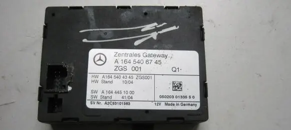 Mercedes-Benz GL X164 Gateway control module A1645406745