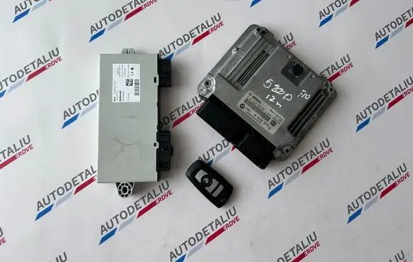 BMW 5 F10 F11 Engine ECU kit and lock set 8518477 0281018609 8576333
