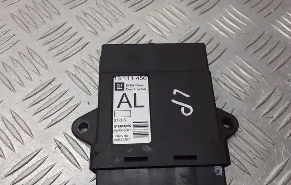 Opel Signum Door control unit/module 13111456
