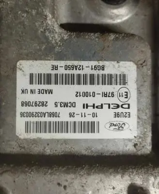 Ford Mondeo MK IV Engine control unit/module BG9112A650RE 28297068 97RI010012