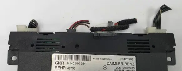 Mercedes-Benz S W220 Air conditioning/heating control unit 2208300085