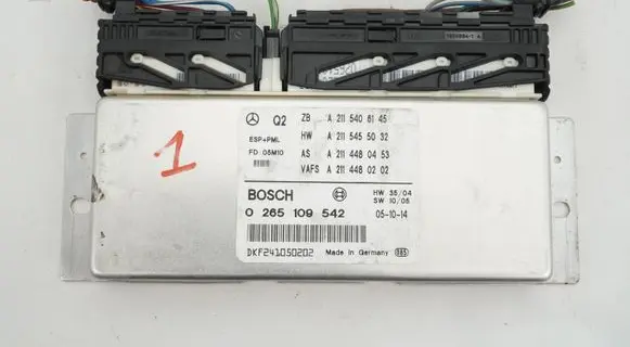 Mercedes-Benz E W211 ESP (stability system) control unit A2115406145 0265109542
