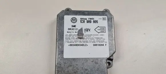 Ford Galaxy Airbag control unit/module 1C0909605 5WK43121 0034HD034DLZ