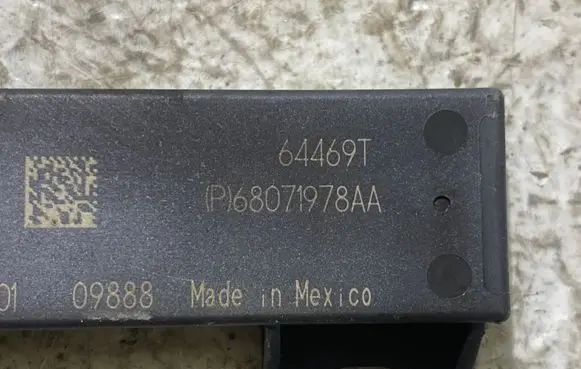 Keyless (KESSY) go control unit/module