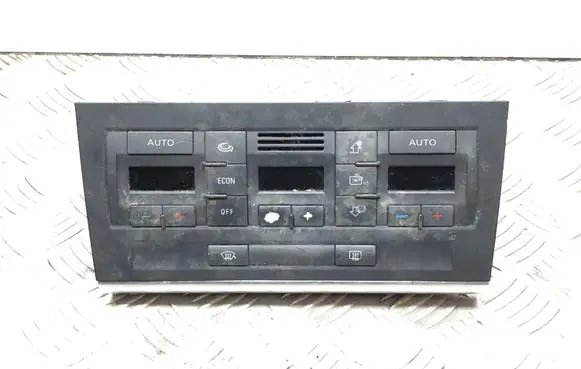 Audi A4 S4 B6 8E 8H Climate control unit 8E0820043BJ 0468591 8E0858063A