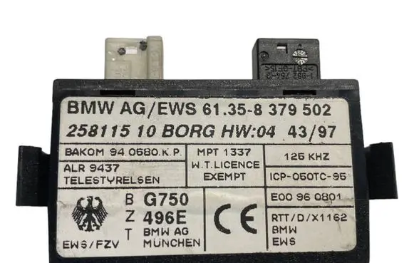 BMW 5 E39 Immobilizer control unit/module 8379502 61358379502