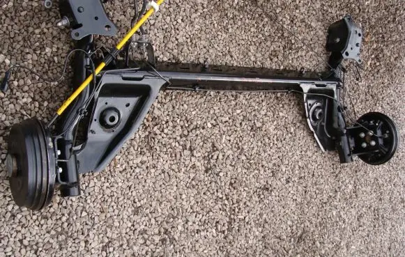 Rear beam