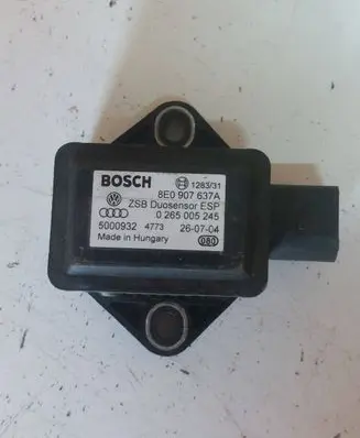 Volkswagen PASSAT B5.5 ESP acceleration yaw rate sensor 8E0907637A 0265005245