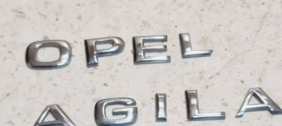 Opel Agila A Manufacturers badge/model letters 