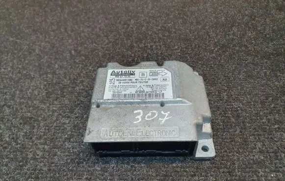 Peugeot 307 Airbag control unit/module 606877300 9654491180