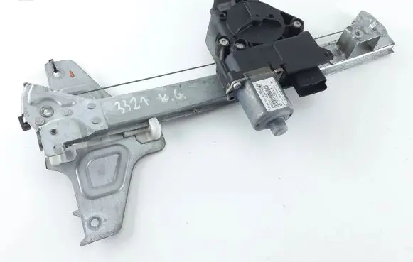 Citroen C4 I Rear door window regulator with motor 9672118780 128000502