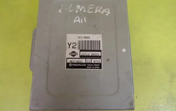Nissan Almera Engine control unit/module 237102N323 MECN221 MEC-N221