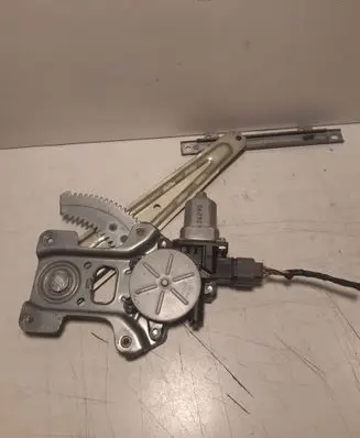 Rear door window regulator with motor