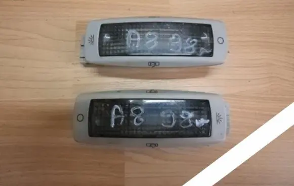 Audi A8 S8 D2 4D Headlining lighting console trim 