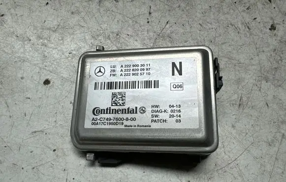 Mercedes-Benz GLC C253 Windshield/windscreen camera A2229003011 A2228200997 A2229025710