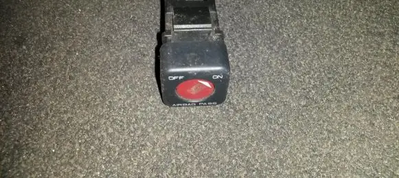 Peugeot 607 Passenger airbag on/off switch 96373205zl