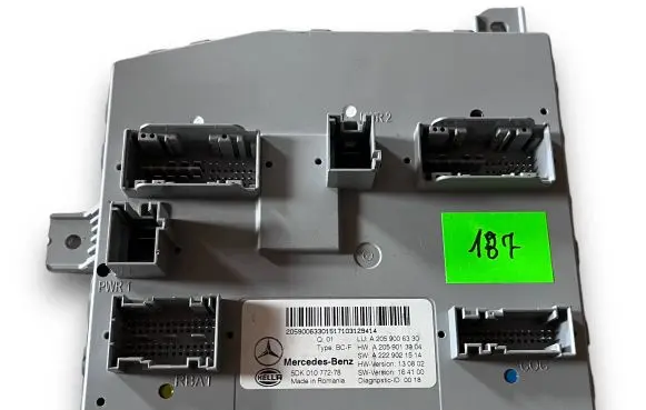 Mercedes-Benz C W205 Central body control module S187 A2059006330