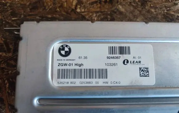 BMW 5 GT F07 Gateway control module 9246357 535218802 103261