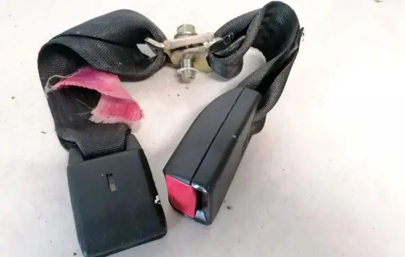 Middle seatbelt buckle (rear)