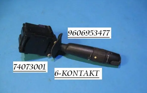 Peugeot 406 Wiper control stalk 9606953477 74073001