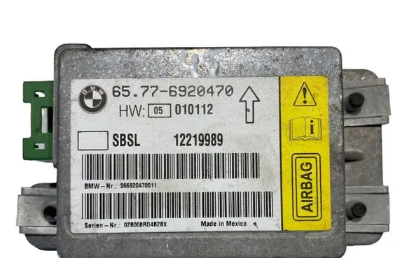 BMW 7 E65 E66 Airbag control unit/module 6920470 12219989 65776920470