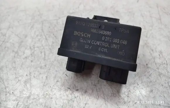 Jaguar XJ X351 Glow plug pre-heat relay 9X2Q12B533B 9665940680 0281003048