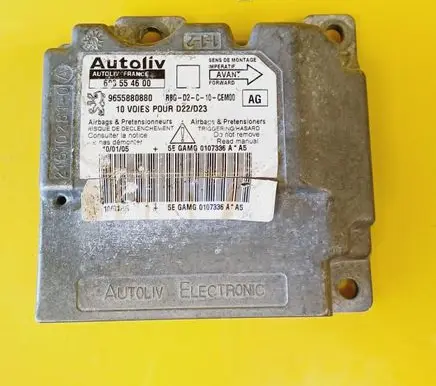 Peugeot 407 Airbag control unit/module 9655880880 603554600