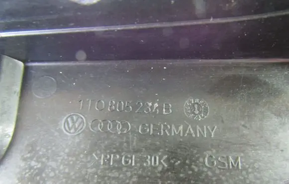 Volkswagen Caddy Intercooler air guide/duct channel 1T0805234B