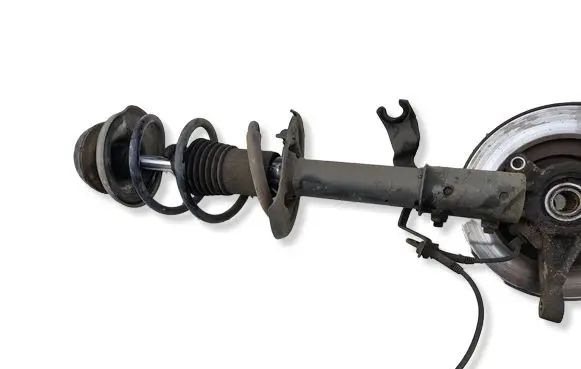 Dacia Logan II Front shock absorber with coil spring 