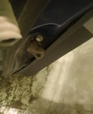Rear door check strap stopper