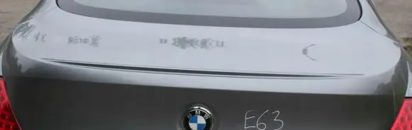 BMW 6 E63 E64 Tailgate/trunk/boot lid