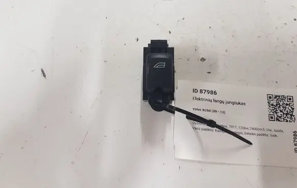 Volvo XC60 Electric window control switch 31272012 11W262