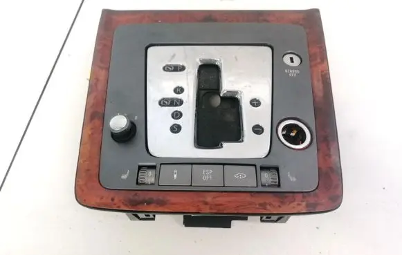 Volkswagen Phaeton Gear shifter surround trim plastic 3D0713109A 3D0864533F