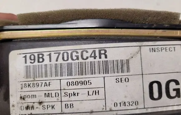 Jaguar S-Type Rear door speaker XW7F18808BB 19B170GC4R