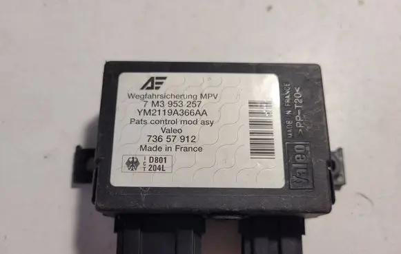 Volkswagen Sharan Immobilizer control unit/module 7M3953257 73657912 YM2119A366AA
