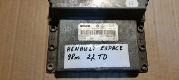 Renault Espace III Engine control unit/module 0281001590 HOM7700868305 28RTD974