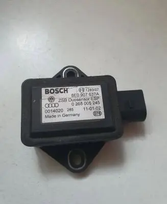 Audi A4 S4 B6 8E 8H ESP acceleration yaw rate sensor 8E0907637A 0265005245 0014020