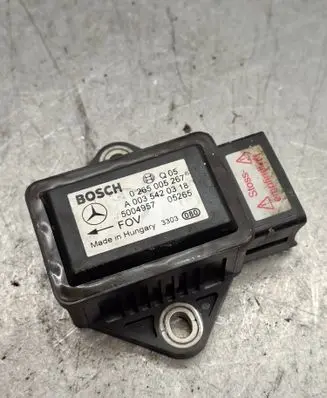 Mercedes-Benz E W211 ESP acceleration yaw rate sensor 0265005267 5004957 A0035420318
