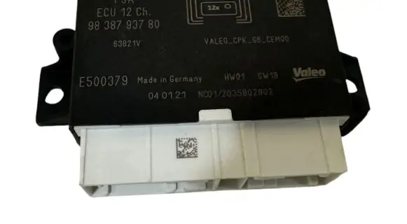 Peugeot 208 Parking PDC control unit/module 9838793780 E500379 63821V