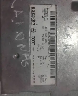 Audi A6 S6 C6 4F MMI control unit 4E0035729