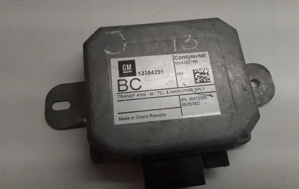 Opel Astra J GPS navigation control unit/module 13384291