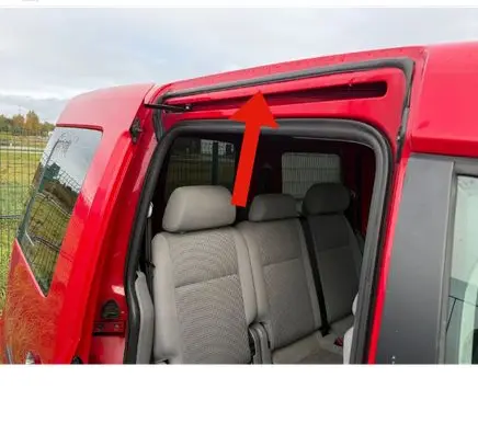 Volkswagen Caddy Sliding door rubber seal 