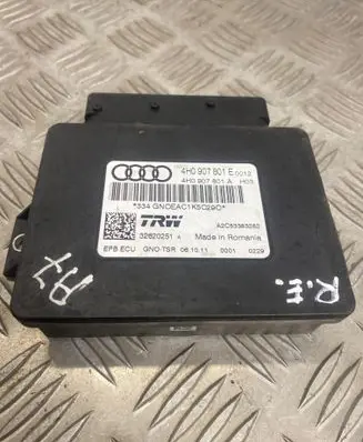 Audi A6 S6 C6 4F Hand brake control module 4H0907801E 32620251 4H0907801A