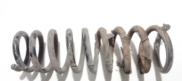 Rear coil spring