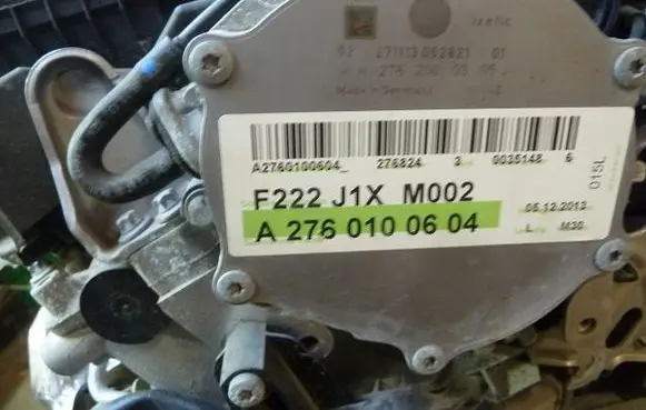 Mercedes-Benz X-class W470 Engine A2760100604